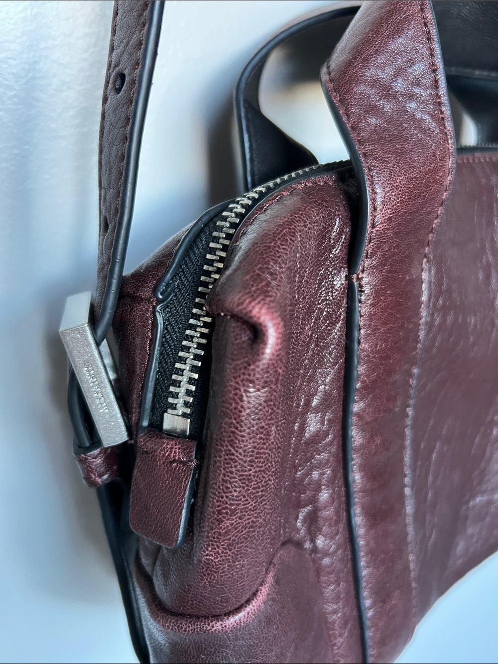 ALL SAINTS | Ares Compact Leather Cross Body - Picture 10 of 16